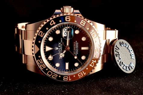 new rolex gmt master oro rosa|rolex gmt master ii 18 ct.